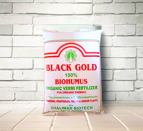 Black Gold Organic Vermi Fertilizer Organic Compost