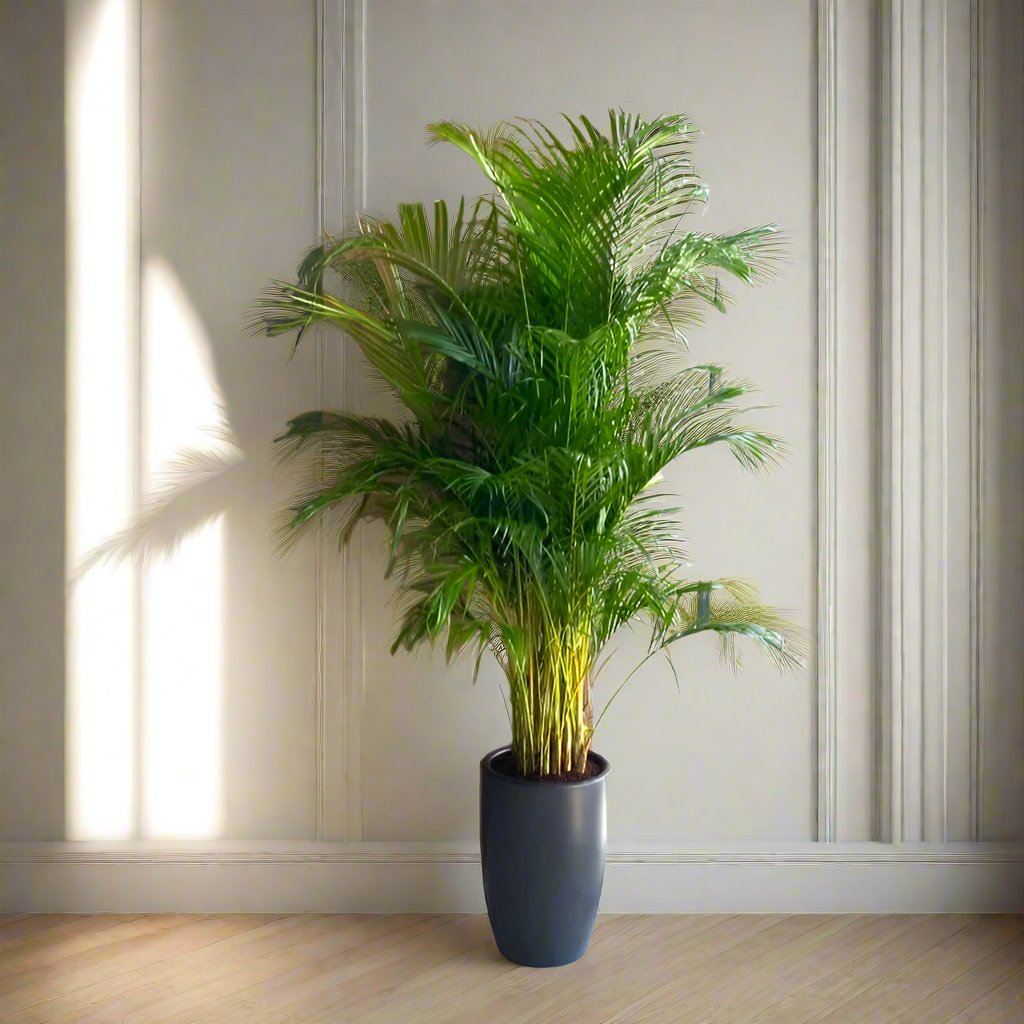 Areca Palms XL in Black Shinny Ceramic Pot 2 to 2.5m