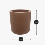 Round Plant Pot "Small" Dimensions: 8cm x 8cm (Diameter x Height)