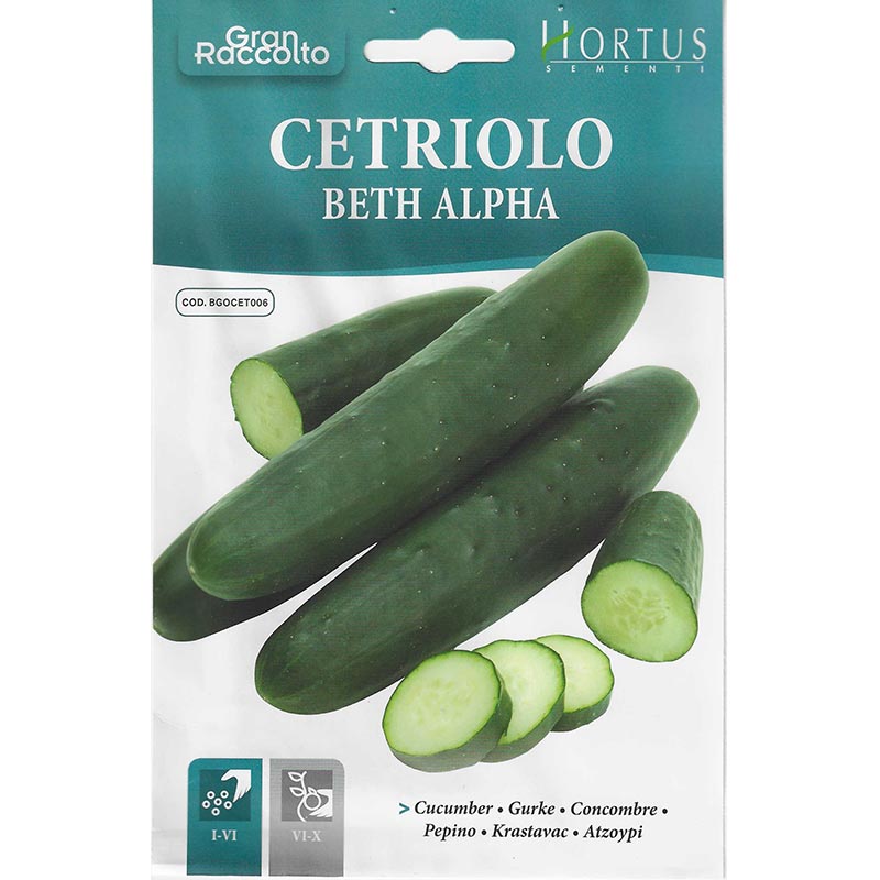 Cucumber "Cetriolo Beth Alpha" Seeds by Hortus