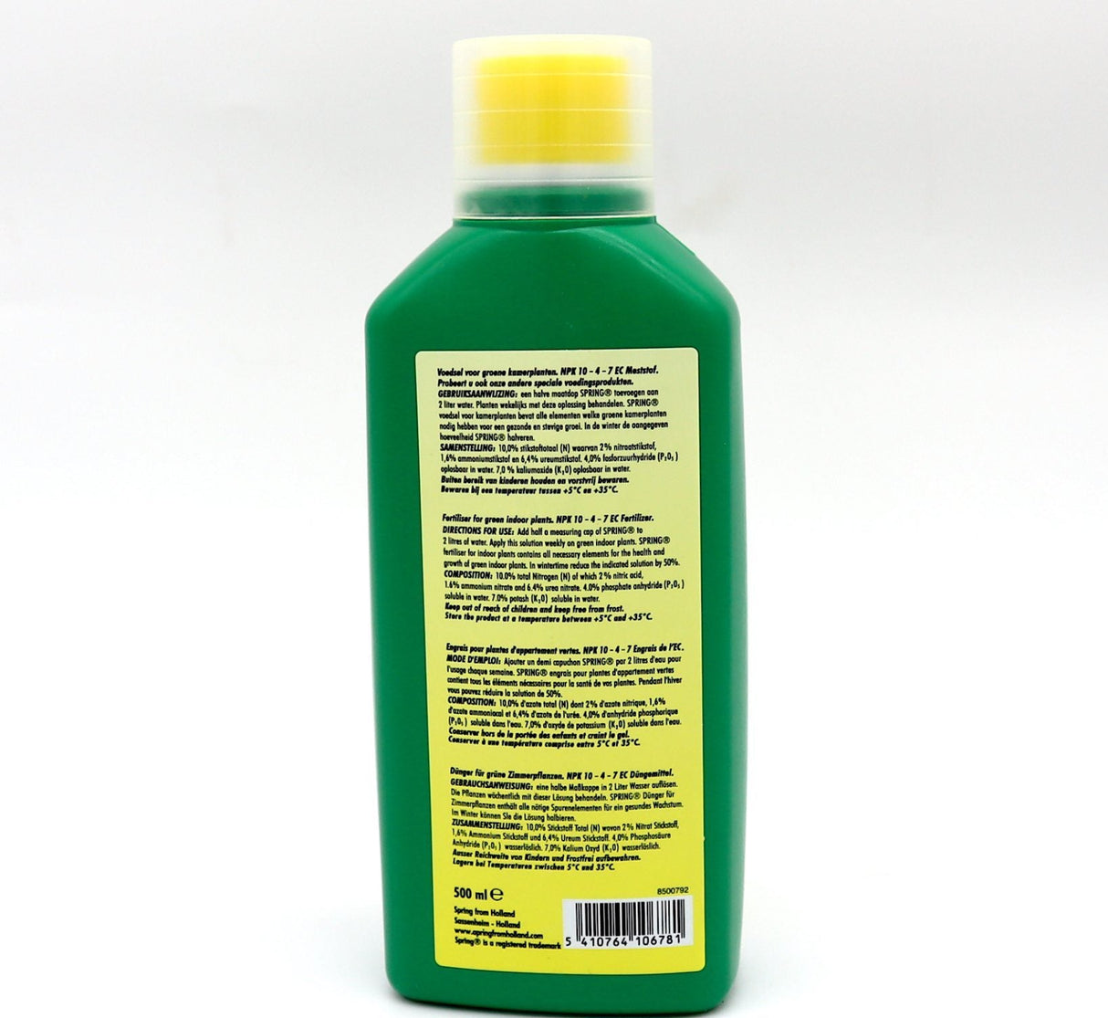 Spring Pro Florist Liquid best for Green Plants 500ml "Made in Holland"