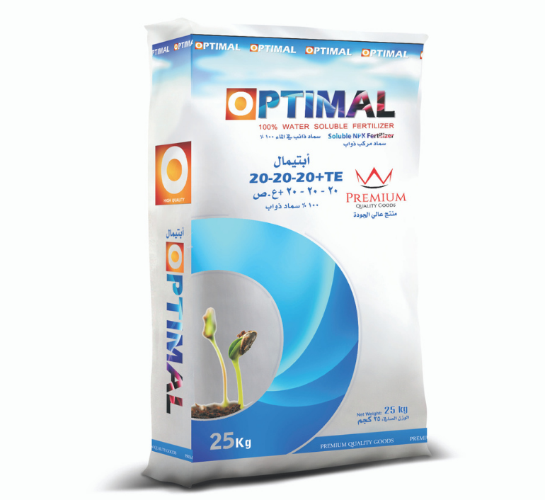 Optimal NPK 20-20-20+TE "100% Water Soluble Fertilizer"