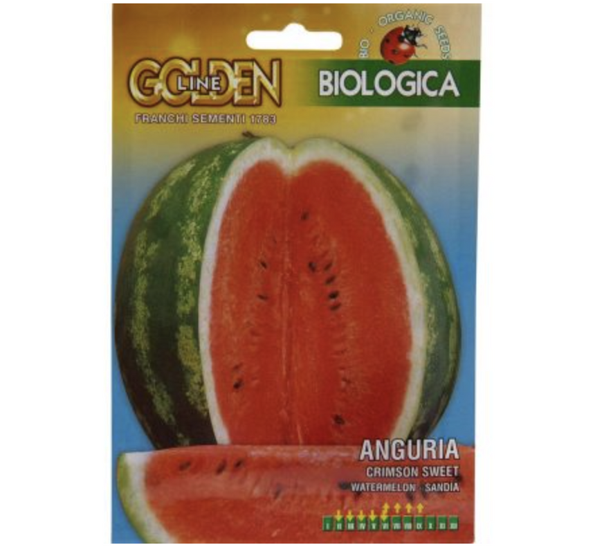 Watermelon "Anguria Crimson Sweet" Organic Seeds by Franchi