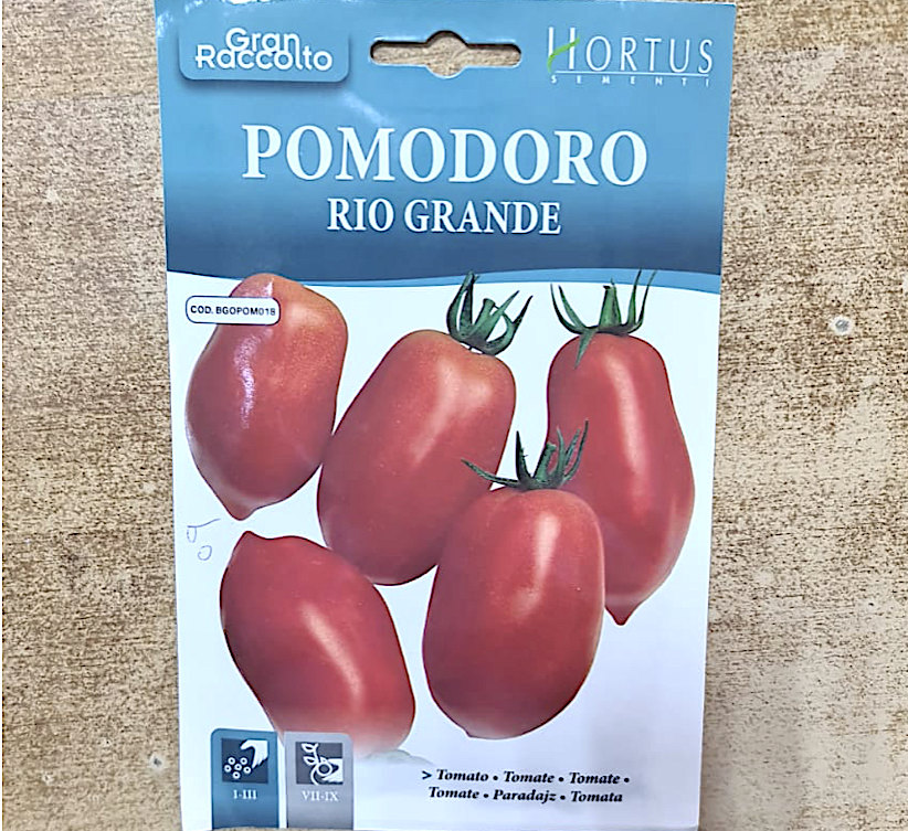 Tomato Vegetable Seeds "Pomodoro Rio Grande" by Hortus