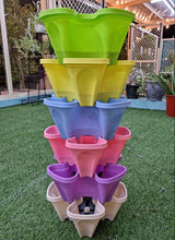 Stacked Vertical Garden Pots